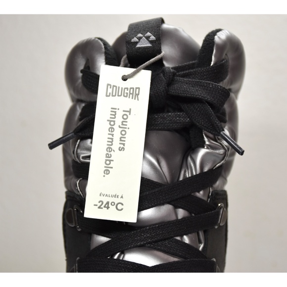 COUGAR WOMEN NIB STAFFORD LACE-UP WATERPROOF PEWTER BOOT. SIZE 9M - Picture 11 of 12